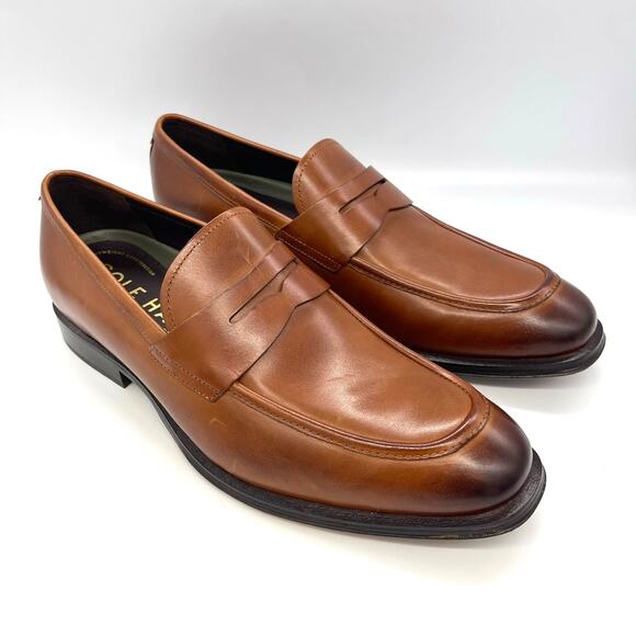 Cole Haan Men\'s Classic Slip-on Penny Loafer Dress Shoes C38762 Size 11.5 main image 4